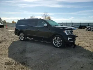 2018 Ford Expedition Max Platinum with VIN 1FMJK1MT7JEA07214, listed as a Copart auction lot 76308414 with 185,411 mi miles and Non repairable. Bid and sale history available at DreamBid. Image 11.