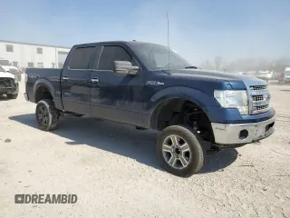 2013 Ford F-150 XL with VIN 1FTFW1EF3DKD45917, listed as a Copart auction lot 48432585 with 156,304 mi miles and Salvage Title. Bid and sale history available at carsss.com. Image 4.
