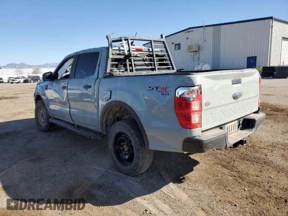 2021 Ford Ranger XL with VIN 1FTER4FH7MLD88199, listed as a Copart auction lot 44986435 with 38,262 mi miles and Salvage Title. Bid and sale history available at DreamBid. Image 2.