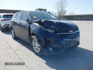 2020 Chevrolet Equinox LT with VIN 3GNAXKEV0LS583500, listed as a IAAI auction lot 41780273 with 98,024 mi miles. Bid and sale history available at carsss.com. Image 1.