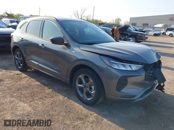 2024 Ford Escape ST-Line with VIN 1FMCU0MN1RUA41682, listed as a IAAI auction lot 41958924 with 19,529 mi miles and . Bid and sale history available at DreamBid. Image 1.