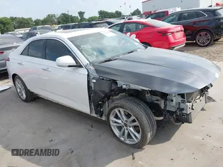 2022 Cadillac CT4 Luxury z VIN 1G6DJ5RK3N0114231, wystawiony jako IAAI lot #42064458 z przebiegiem 18 753 mil mil oraz . Historia ofert i sprzedaży dostępna na DreamBid. Obrazek 1.