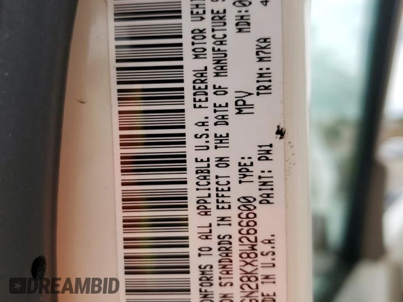 2008 Jeep Liberty Sport z VIN 1J8GN28KX8W266600, wystawiony jako Copart lot #54178985 z przebiegiem 156 294 mil mil oraz Szkoda całkowita • Salvage title. Historia ofert i sprzedaży dostępna na DreamBid. Obrazek 13.