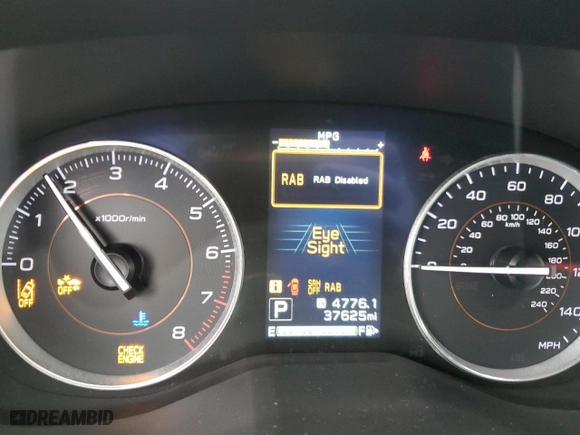 2018 Subaru Crosstrek Limited with VIN JF2GTAMC6J8291673, listed as a Copart auction lot 51063405 with 37,625 mi miles and Salvage Title. Bid and sale history available at carsss.com. Image 9.