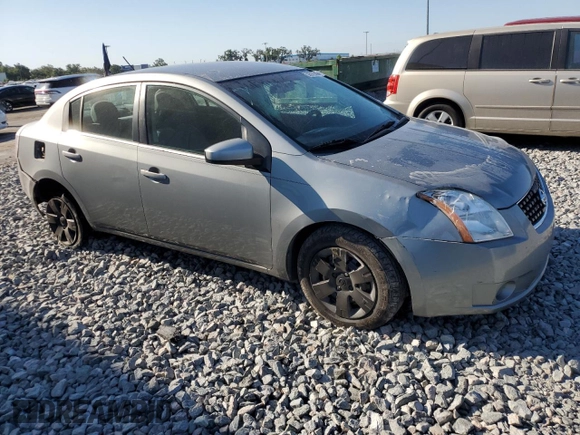 2008 Nissan Sentra S with VIN 3N1AB61E08L640903, listed as a Copart auction lot 53572935 with 129,157 mi miles and Salvage Title. Bid and sale history available at DreamBid. Image 4.