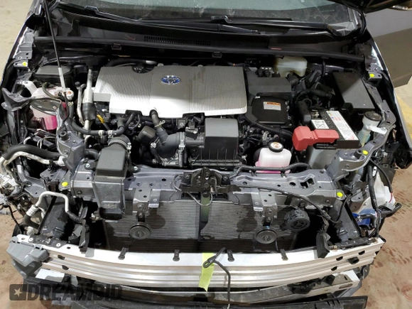 2022 Toyota Prius LE with VIN JTDKAMFP9N3210281, listed as a Copart auction lot 43341595 with 10,502 mi miles and Salvage title. Bid and sale history available at DreamBid. Image 11.