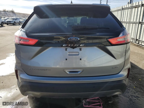 2022 Ford Edge Titanium with VIN 2FMPK4K97NBA54411, listed as a Copart auction lot 83673624 with 59,016 mi miles and Salvage Title. Bid and sale history available at carsss.com. Image 6.