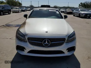 2021 Mercedes-Benz C 300 with VIN W1KWK8DB6MG070314, listed as a Copart auction lot 74233824 with Not Provided miles and Salvage Title. Bid and sale history available at DreamBid. Image 5.