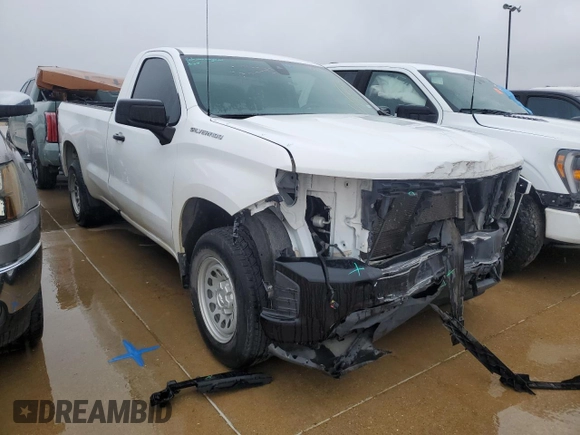 2021 Chevrolet Silverado 1500 Work Truck with VIN 3GCNWAEH9MG275148, listed as a Copart auction lot 75474454 with 34,015 mi miles and Salvage Title. Bid and sale history available at carsss.com. Image 4.