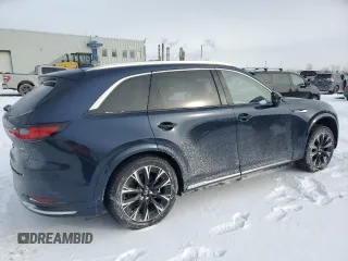 2025 Mazda CX-90 S Premium Plus Package z VIN JM3KKEHC6S1193581, wystawiony jako Copart lot #86355484 z przebiegiem 4 455 mil mil oraz Szkoda całkowita • Salvage title. Historia ofert i sprzedaży dostępna na DreamBid. Obrazek 3.