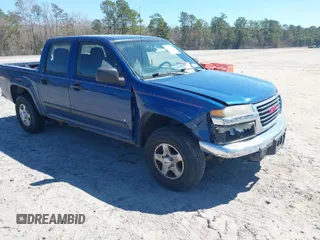 2006 GMC Canyon SLT with VIN 1GTDT136368213968, listed as a IAAI auction lot 41857464 with 166,232 mi miles. Bid and sale history available at carsss.com. Image 1.