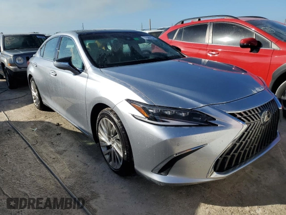 2022 Lexus ES with VIN 58AFZ1B11NU134399, listed as a Copart auction lot 75900344 with 5,230 mi miles and Non Repairable. Bid and sale history available at carsss.com. Image 4.