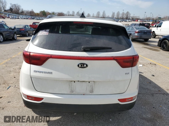 2019 Kia Sportage EX with VIN KNDPNCAC7K7492644, listed as a Copart auction lot 48741835 with 76,306 mi miles and Salvage Title. Bid and sale history available at carsss.com. Image 6.