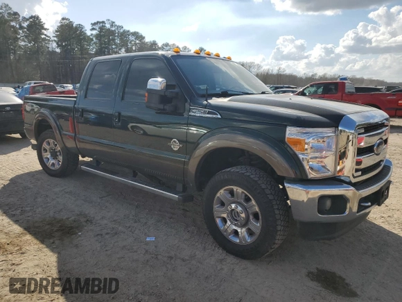 2016 Ford Super Duty F-250 SRW Lariat with VIN 1FT7W2BT7GEA09162, listed as a Copart auction lot 44310635 with 181,152 mi miles and Salvage Title. Bid and sale history available at carsss.com. Image 4.