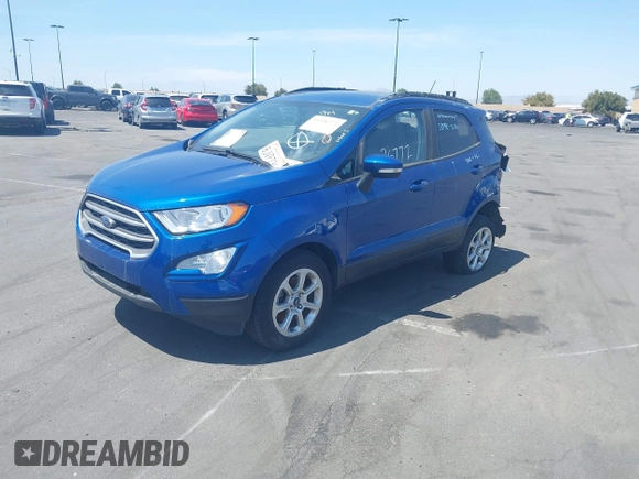 2022 Ford EcoSport SE with VIN MAJ6S3GL8NC470049, listed as a IAAI auction lot 41336772 with 26,880 mi miles. Bid and sale history available at carsss.com. Image 2.