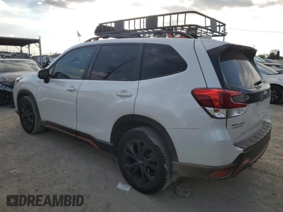 2022 Subaru Forester Sport with VIN JF2SKAJC4NH488347, listed as a Copart auction lot 41828235 with 64,293 mi miles and Salvage Title. Bid and sale history available at carsss.com. Image 2.