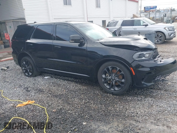 2021 Dodge Durango GT Plus z VIN 1C4RDHDG7MC577937, wystawiony jako IAAI lot #41577274 z przebiegiem 106 690 mil mil oraz . Historia ofert i sprzedaży dostępna na DreamBid. Obrazek 1.