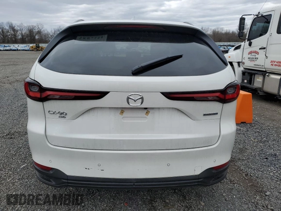 2025 Mazda CX-90 Premium Sport с VIN JM3KKCHA5S1197155, выставлен на аукционе Copart как лот 47997325 с пробегом 1 168 миль миль и Списание • Salvage title. История ставок и продаж доступна на DreamBid. Изображение 6.