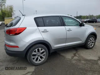 2015 Kia Sportage LX with VIN KNDPBCAC9F7764674, listed as a Copart auction lot 55454595 with 138,438 mi miles and Clean Title. Bid and sale history available at carsss.com. Image 3.