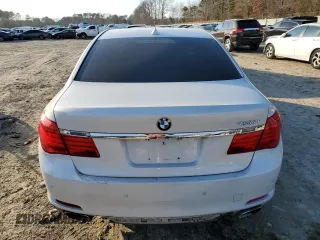 2009 BMW 7 Series 750i with VIN WBAKA83519CY35318, listed as a Copart auction lot 42594275 with 0 mi miles and Salvage Title. Bid and sale history available at carsss.com. Image 6.