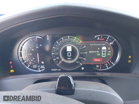 2019 Cadillac CT6 Sport AWD with VIN 1G6KP5R63KU142155, listed as a IAAI auction lot 41233947 with 72,501 mi miles and . Bid and sale history available at DreamBid. Image 7.