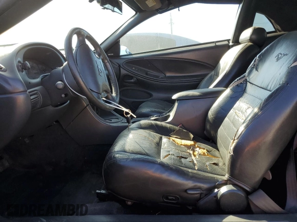 2001 Ford Mustang GT Deluxe with VIN 1FAFP45X51F165193, listed as a Copart auction lot 46522445 with 196,906 mi miles and Salvage Title. Bid and sale history available at carsss.com. Image 7.