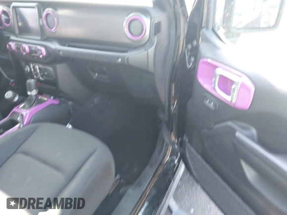 2021 Jeep Wrangler Unlimited Sport S with VIN 1C4HJXDN6MW812565, listed as a IAAI auction lot 41506140 with 27,273 mi miles and . Bid and sale history available at DreamBid. Image 5.