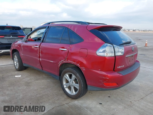 2008 Lexus RX 400h with VIN JTJGW31U082851762, listed as a IAAI auction lot 41232400 with 104,326 mi miles and . Bid and sale history available at DreamBid. Image 3.