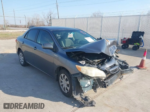 2011 Toyota Corolla L with VIN JTDBU4EE2BJ102986, listed as a IAAI auction lot 41589140 with 1 mi miles. Bid and sale history available at carsss.com. Image 1.