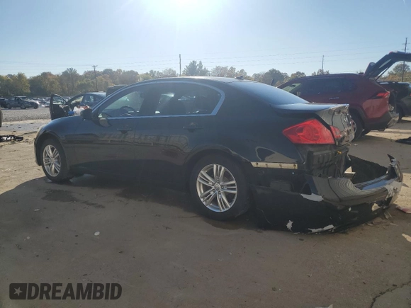 2011 Infiniti G25 x with VIN JN1DV6AR0BM451415, listed as a Copart auction lot 76703204 with 101,180 mi miles and Non Repairable. Bid and sale history available at DreamBid. Image 2.