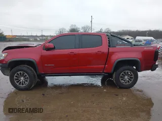 2018 Chevrolet Colorado 4WD ZR2 with VIN 1GCPTEE16J1138755, listed as a IAAI auction lot 41215626 with 118,661 mi miles. Bid and sale history available at carsss.com. Image 14.