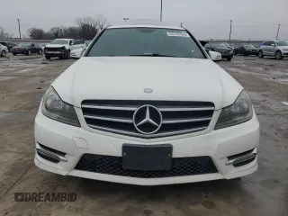2014 Mercedes-Benz C with VIN WDDGF4HB2EA935084, listed as a Copart auction lot 44710705 with 129,016 mi miles and Salvage Title. Bid and sale history available at carsss.com. Image 5.