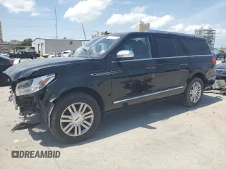 2020 Lincoln Navigator Black Label z VIN 5LMJJ3TTXLEL16191, wystawiony jako Copart lot #56931005 z przebiegiem 53 251 mil mil oraz Szkody całkowita. Historia ofert i sprzedaży dostępna na DreamBid. Obrazek 1.