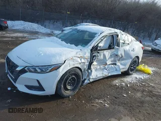 2020 Nissan Sentra S z VIN 3N1AB8BV2LY223112, wystawiony jako IAAI lot #41315610 z przebiegiem 50 660 mil mil oraz . Historia ofert i sprzedaży dostępna na DreamBid. Obrazek 2.