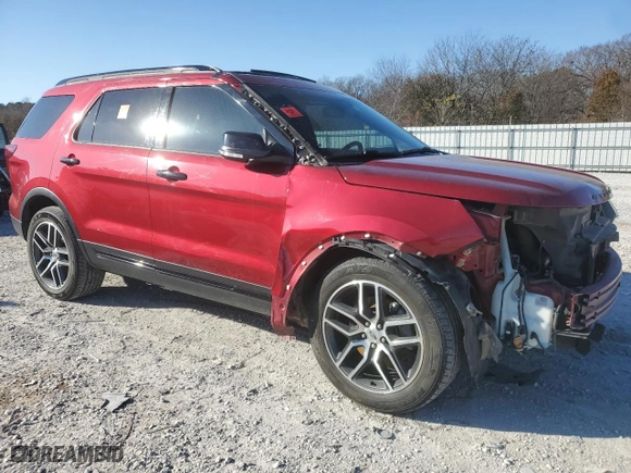 2016 Ford Explorer Sport with VIN 1FM5K8GTXGGA51274, listed as a Copart auction lot 80695084 with 154,517 mi miles and Salvage Title. Bid and sale history available at carsss.com. Image 4.
