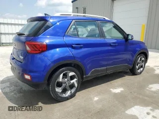 2022 Hyundai Venue SEL with VIN KMHRC8A32NU164853, listed as a Copart auction lot 60808645 with 61,257 mi miles and Clean title. Bid and sale history available at DreamBid. Image 3.