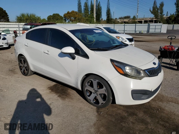 2014 Kia Rio EX with VIN KNADN4A36E6317284, listed as a Copart auction lot 44206814 with 125,145 mi miles and Clean Title. Bid and sale history available at DreamBid. Image 4.