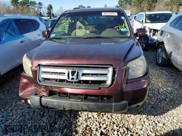 2007 Honda Pilot EX with VIN 2HKYF18467H511076, listed as a Copart auction lot 48763445 with 127,047 mi miles and Clean Title. Bid and sale history available at DreamBid. Image 5.