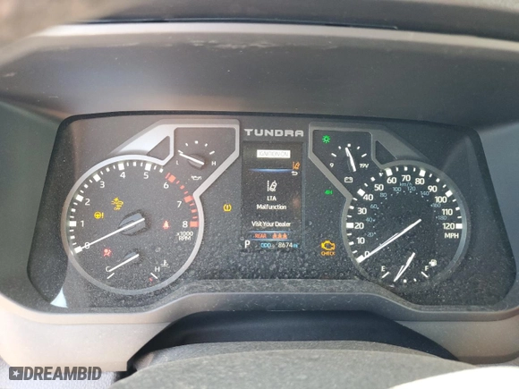 2024 Toyota Tundra 4WD SR5 with VIN 5TFLA5DB3RX188424, listed as a Copart auction lot 47259335 with 8,674 mi miles and Salvage Title. Bid and sale history available at carsss.com. Image 9.