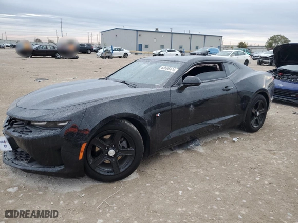 2022 Chevrolet Camaro 1LT with VIN 1G1FB1RX1N0121999, listed as a Copart auction lot 83696374 with 45,203 mi miles and Salvage Title. Bid and sale history available at carsss.com. Image 1.