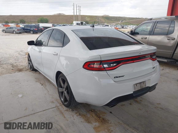 2015 Dodge Dart GT with VIN 1C3CDFEB9FD369301, listed as a IAAI auction lot 42051605 with 134,976 mi miles. Bid and sale history available at carsss.com. Image 3.