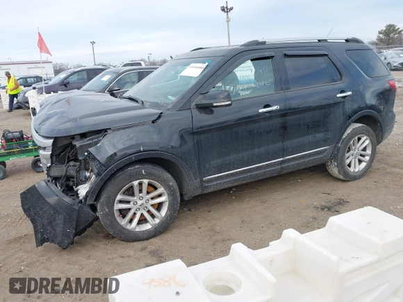 2015 Ford Explorer XLT with VIN 1FM5K8D80FGB08547, listed as a IAAI auction lot 41656080 with 108,213 mi miles and . Bid and sale history available at carsss.com. Image 2.