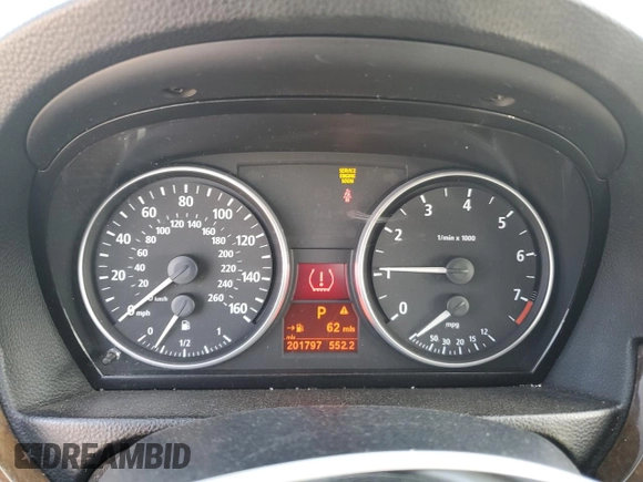 2007 BMW 3 Series 328i with VIN WBAVC53547FZ70794, listed as a Copart auction lot 47402045 with 201,797 mi miles and Salvage Title. Bid and sale history available at carsss.com. Image 9.