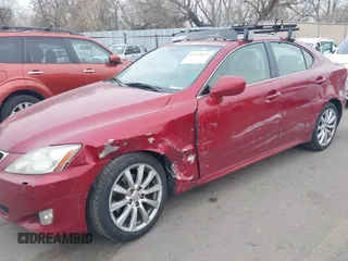 2008 Lexus IS 250 with VIN JTHCK262285020968, listed as a IAAI auction lot 41913121 with 125,435 mi miles. Bid and sale history available at carsss.com. Image 6.