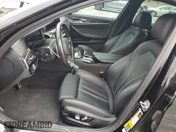 2021 BMW 5 Series 530e with VIN WBA13AG00MCF09677, listed as a Copart auction lot 54907205 with 50,033 mi miles and Salvage title. Bid and sale history available at DreamBid. Image 7.