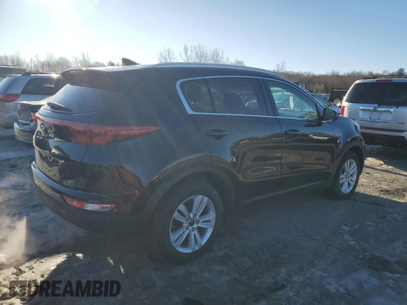 2017 Kia Sportage LX with VIN KNDPMCAC7H7085550, listed as a Copart auction lot 45225855 with 96,365 mi miles and Clean Title. Bid and sale history available at carsss.com. Image 3.