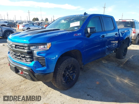 2023 Chevrolet Silverado 1500 LT Trail Boss with VIN 3GCUDFED9PG117005, listed as a IAAI auction lot 41505108 with 14,575 mi miles and . Bid and sale history available at DreamBid. Image 17.