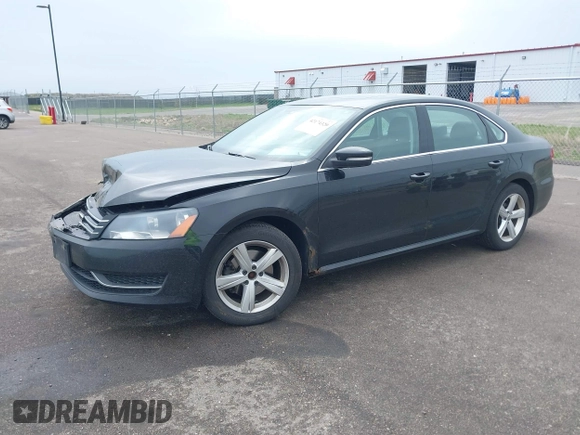 2013 Volkswagen Passat SE with VIN 1VWBP7A31DC017929, listed as a IAAI auction lot 42174320 with 169,596 mi miles and . Bid and sale history available at DreamBid. Image 2.