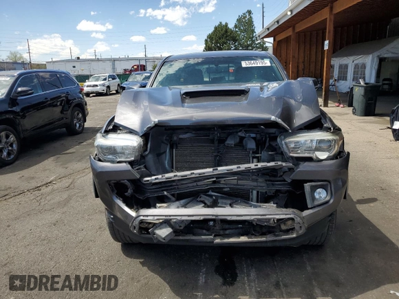 2017 Toyota Tacoma SR5 with VIN 5TFCZ5AN7HX070740, listed as a Copart auction lot 53649195 with 175,335 mi miles and Salvage Title. Bid and sale history available at carsss.com. Image 5.