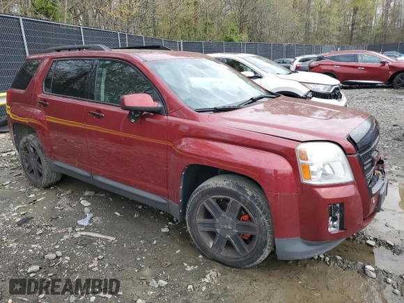 2012 GMC Terrain SLE-2 with VIN 2GKFLTE54C6282313, listed as a Copart auction lot 52798535 with 144,344 mi miles and Salvage Title. Bid and sale history available at DreamBid. Image 4.